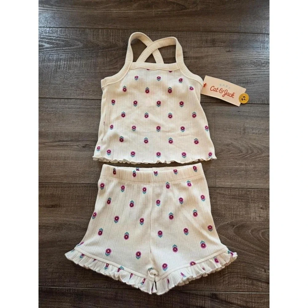 Cat and jack baby girl‎ set 3-6 mos